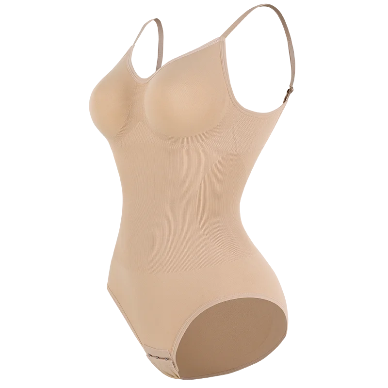 Low Back Bodysuit Shapewear for Women Black