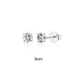 Canner Moissanite Stud Earrings 925 Sterling Silver