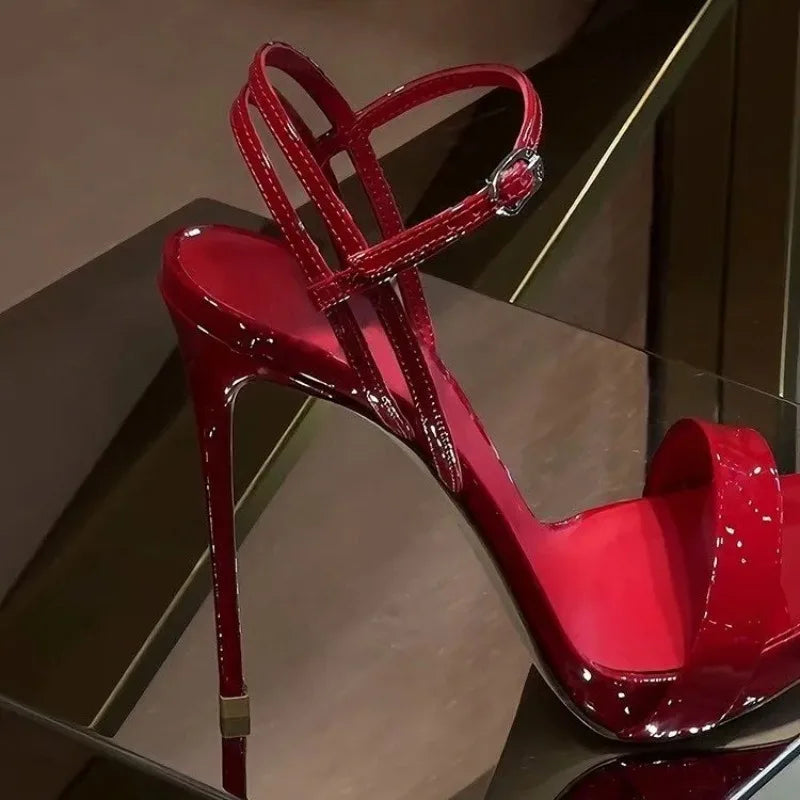 Elegant Open Toe High Heeled Sandals for Women