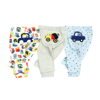 Cartoon Cotton Baby Pants for Boys and Girls