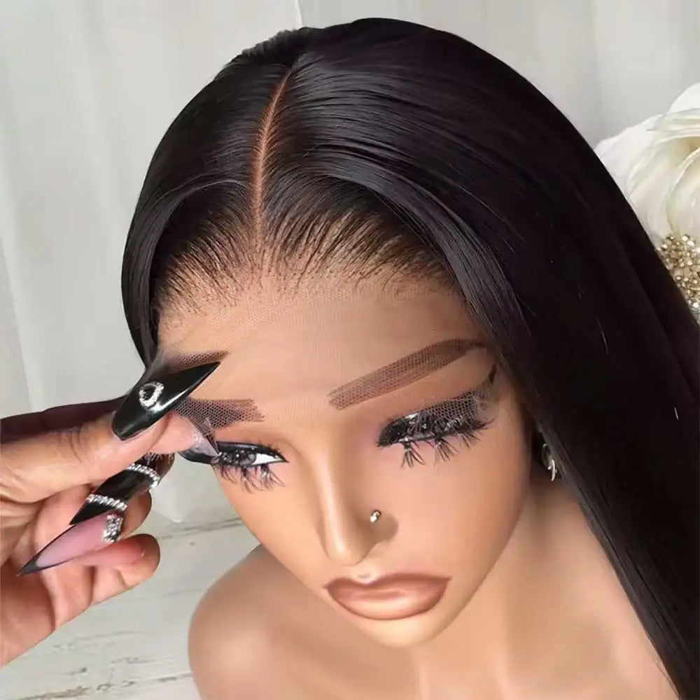 613 Blonde Bone Straight Human Hair Wig Long Lengths