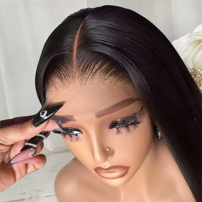 613 Blonde Bone Straight Human Hair Wig Long Lengths