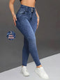 Women's Ankle-Length Elastic Leggings for Casual Wear