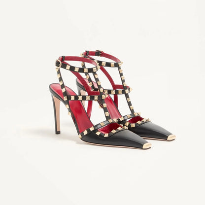 Summer High-Heeled Rivet Women's Sandals