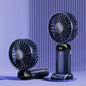 Portable Rechargeable Handheld Fan with LED Display