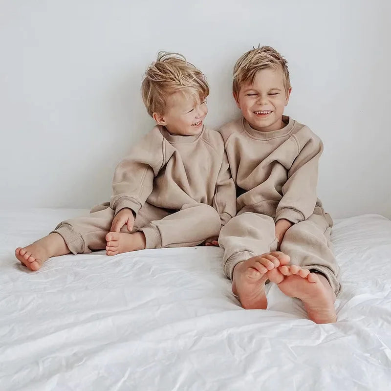 Children's Fleece Sports Set Sweatshirt and Pants