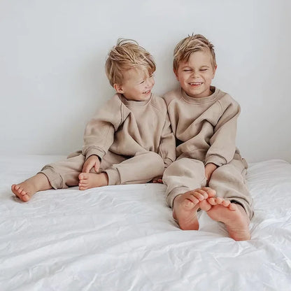 Children's Fleece Sports Set Sweatshirt and Pants