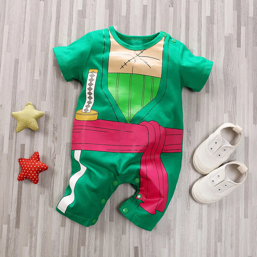 Cotton Anime Role Play Baby Jumpsuit for Summer