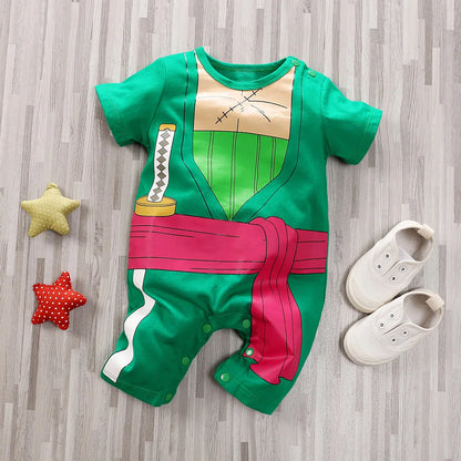 Cotton Anime Role Play Baby Jumpsuit for Summer