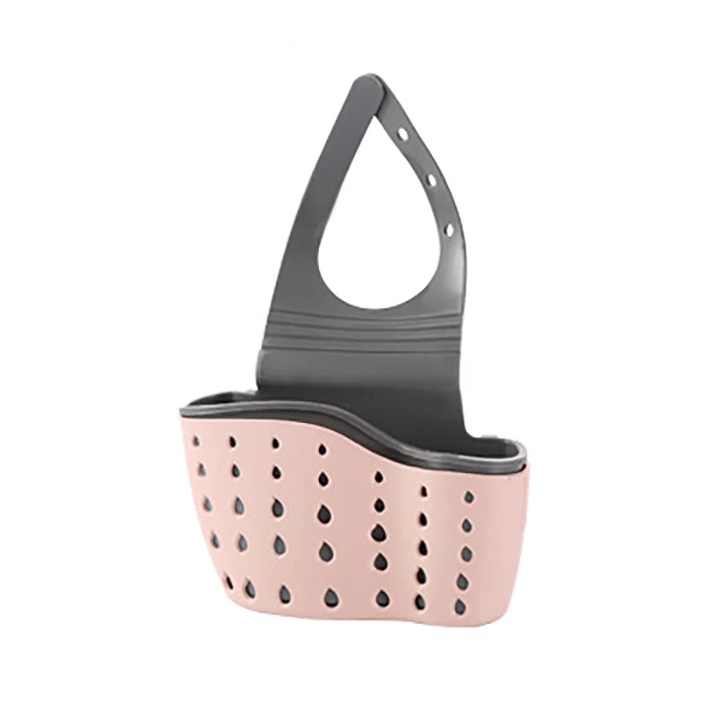 Kitchen Sink Drain Basket Silicone Holder Organizer