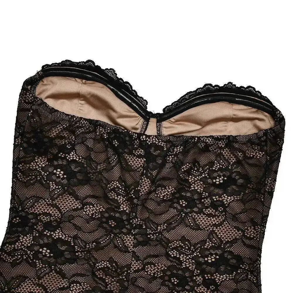 Lace Slim Bodycon Maxi Dress for Women
