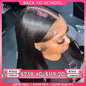Glueless HD Lace Closure Wig Silk Straight Human Hair