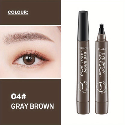 Waterproof Microblading Eyebrow Pen with 4 Split Head