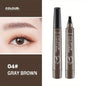 Waterproof Microblading Eyebrow Pen with 4 Split Head