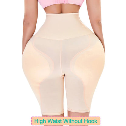 Women Seamless Butt Lifter Panties with Big Hip Pads