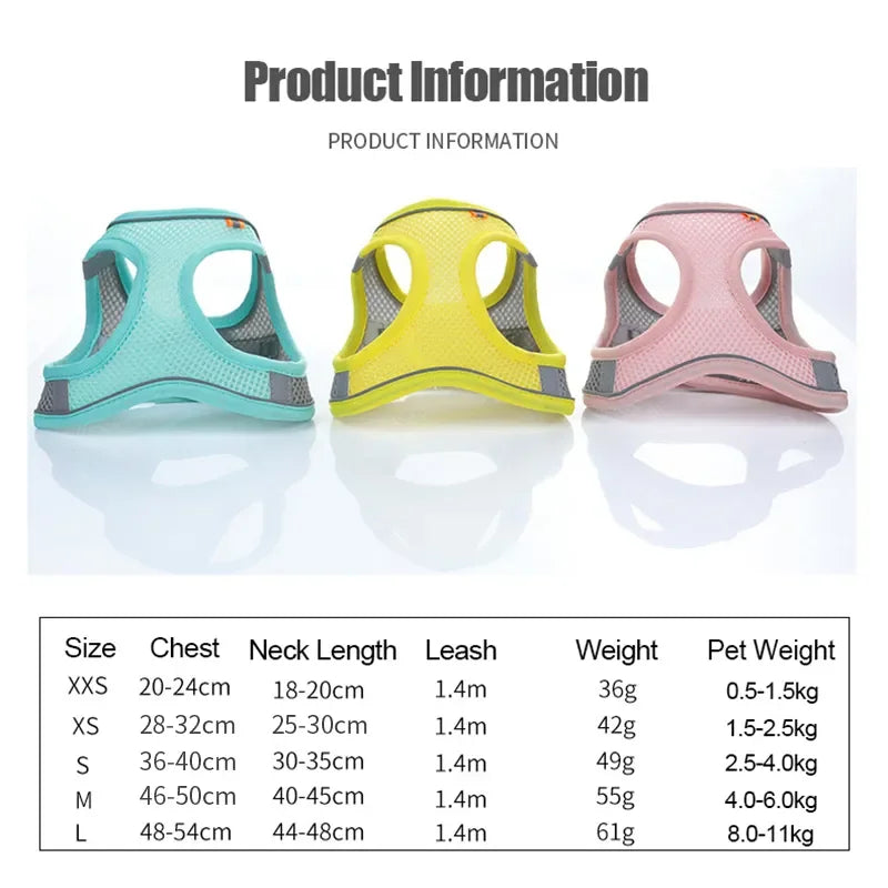Adjustable Reflective Pet Harness