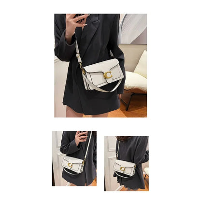 Women's Solid Color Small Square Shoulder Bag