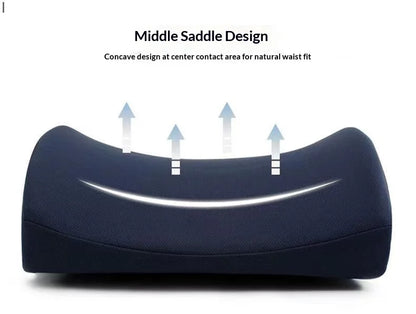 Memory Foam Lumbar Cushion for Office and Car Support