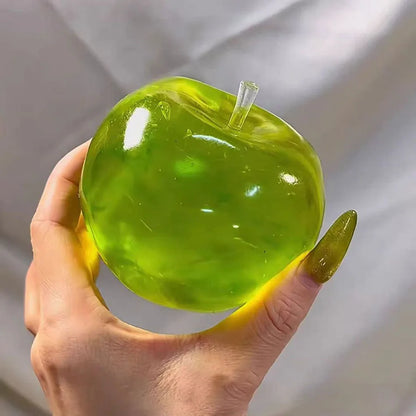 Squishy Green Apple Stress Ball Fidget Toy for Adults