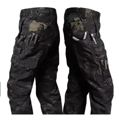 Wear Resistant Multi-pocket Cargo Pants for Men