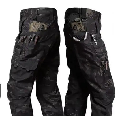 Wear Resistant Multi-pocket Cargo Pants for Men