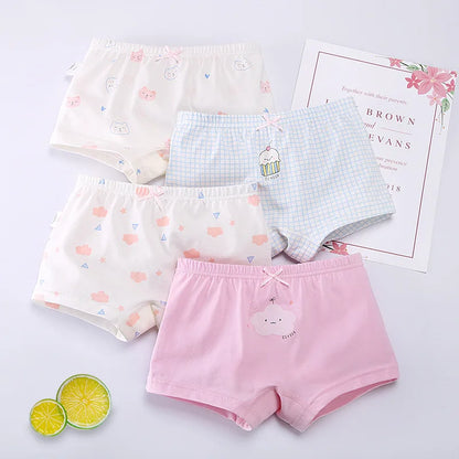 Children's Cotton Boxer Briefs for Girls
