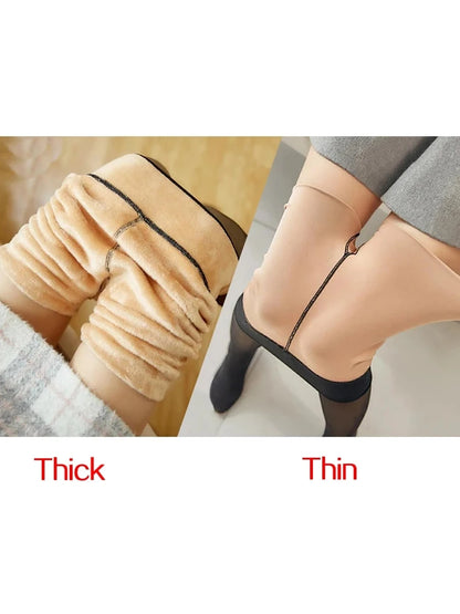 Women's Thermal Fleece Leggings for Winter Wear