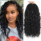 Deep Faux Locs Crochet Hair Curly Ends Synthetic
