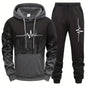 Men's Casual Polyester Tracksuit for Daily Sports