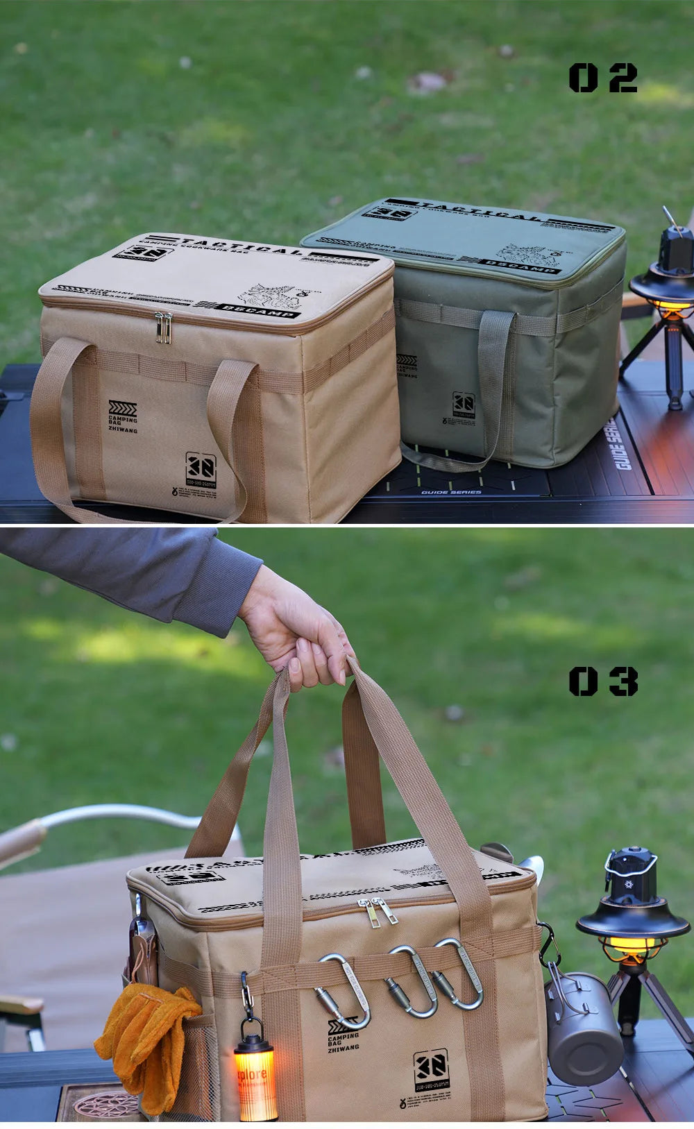 Insulated Waterproof Tactical Camping Bag 30L 42L 56L