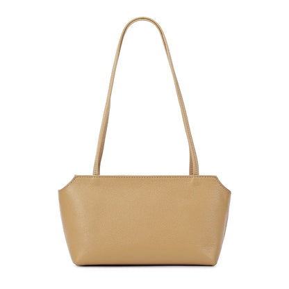 Genuine Cowhide Leather Mini Shoulder Tote Bag