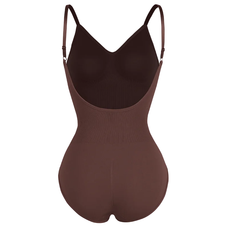 Low Back Bodysuit Shapewear for Women Black