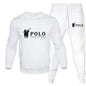 Men's Round-Neck Sweatshirt and Jogging Pants Set