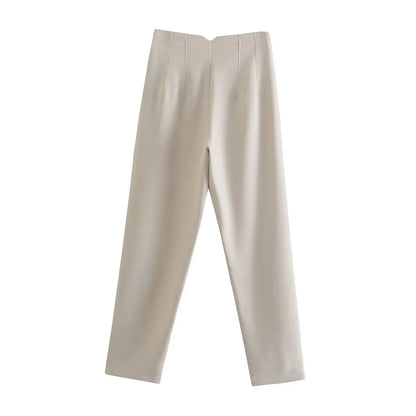 Koekop High Waist Pencil Trousers for Women