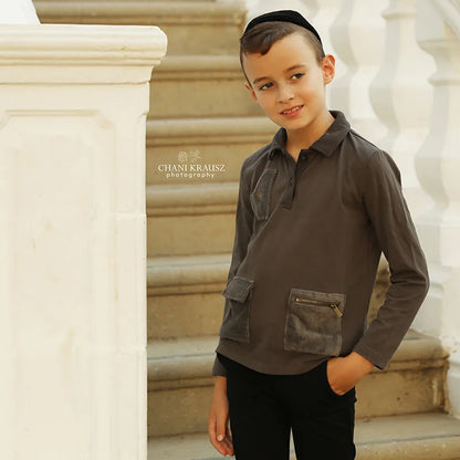 Kids Winter Set with Pockets and Long Sleeves