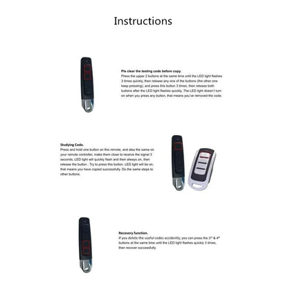 433MHz Universal Garage Door Remote