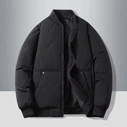 Men's Casual Cotton Baseball Jacket for Autumn and Winter