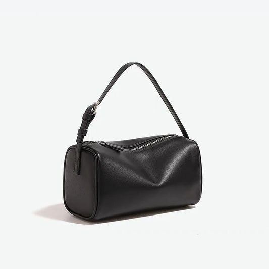 Soft Cowhide Mini Crossbody Bag with Split Leather