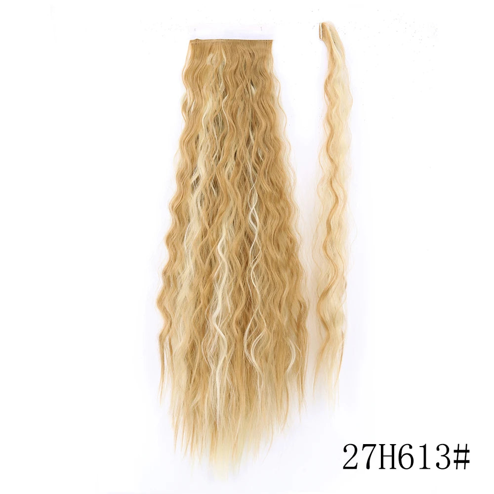 Long Straight Clip-in Ponytail Hair Extension Black