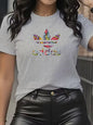 Cotton Round Neck T-Shirt for Women Slim Fit