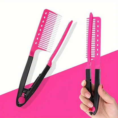 WANMEI Shaped Plastic Hair Detangling Comb