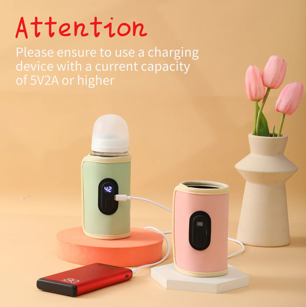 Portable USB Baby Milk Warmer for Travel