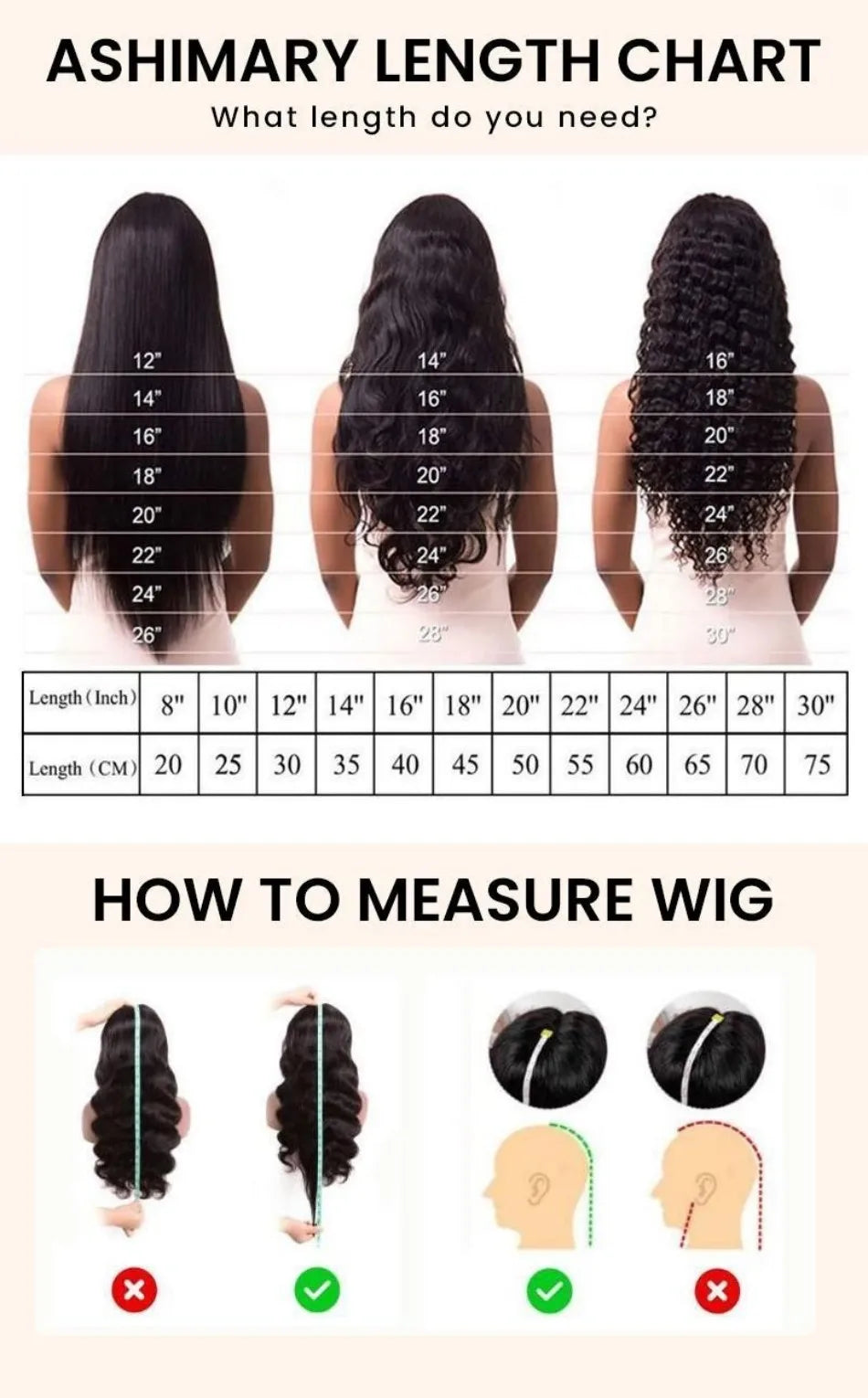Body Wave Human Hair Wig 13X6 Lace Frontal 40 Inch Natural Black