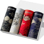 Men's Cotton Boxer Shorts Underwear 4Pcs Set