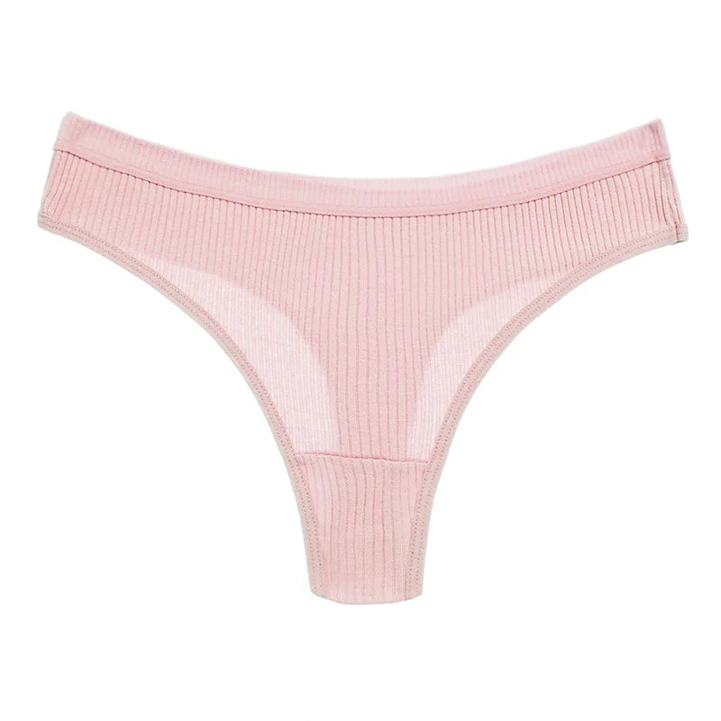 Women's Cotton Low Waist Briefs 3Pcs Set