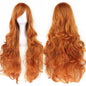 Soowee Curly Long Green Synthetic Hair Wig for Women