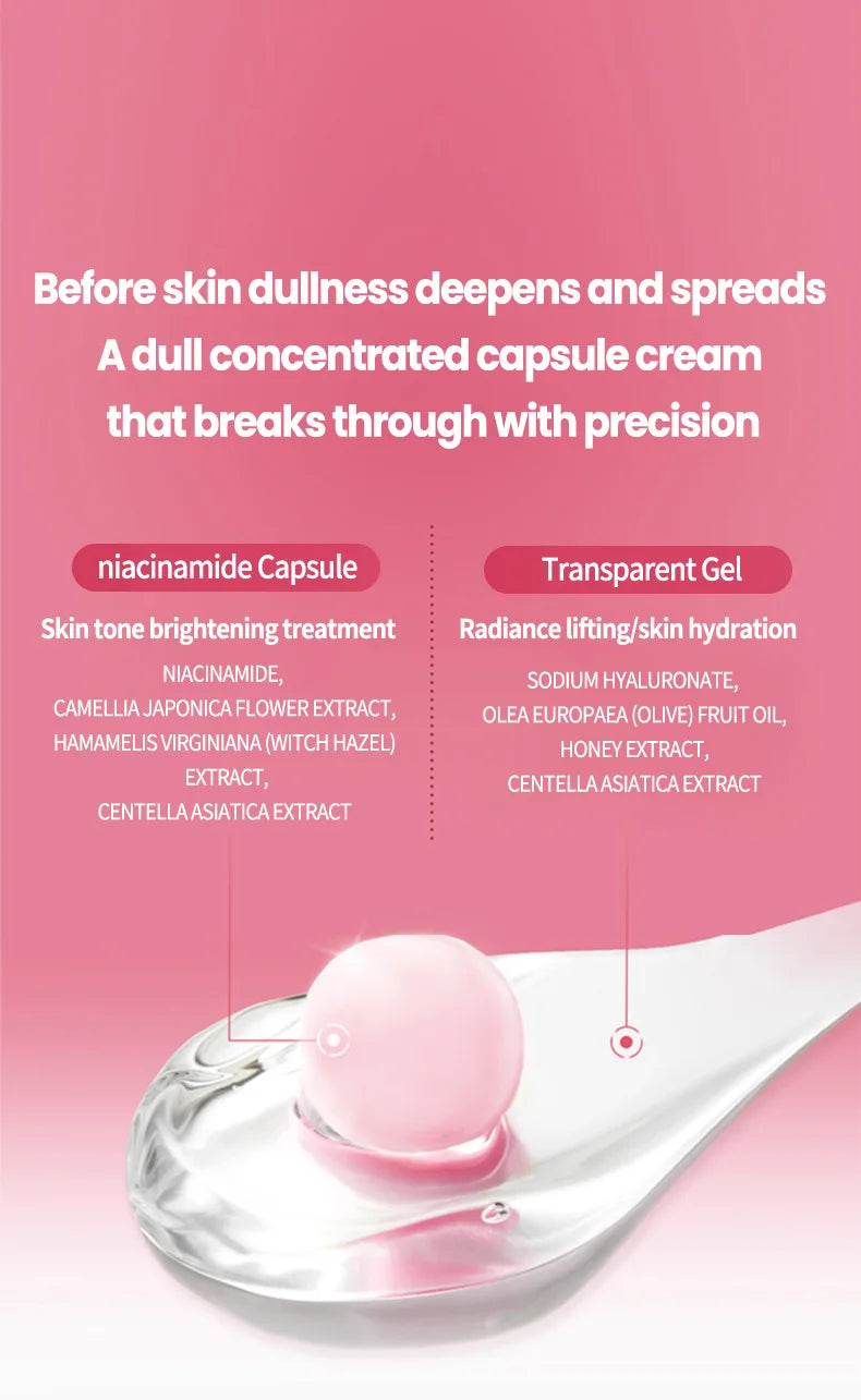 Korean Pink Collagen PDRN Cream with Niacinamide