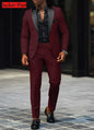 Men Slim Fit Tuxedo Suit for Weddings and Parties