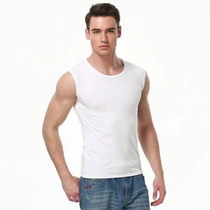 Men's Cotton Tank Top for Casual Sports Wear