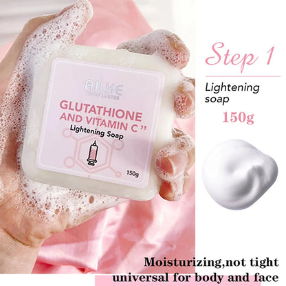 AILKE Vitamin C & Glutathione Skincare Set